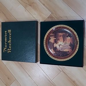 Norman Rockwell's Christmas Memories Is he Coming? Plate 1170A from 2003